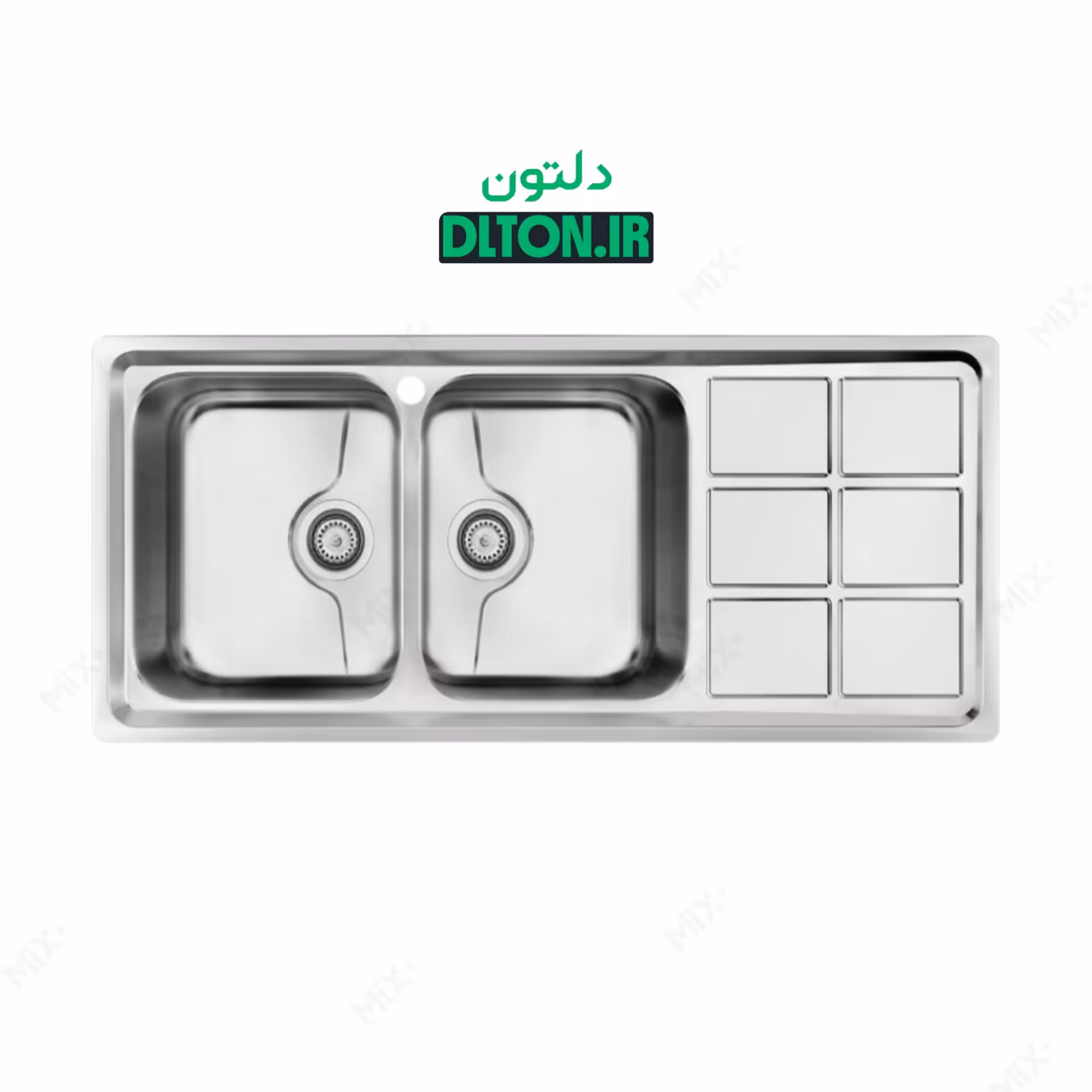 سینک توکار میکس پلاس مدل 8032P

