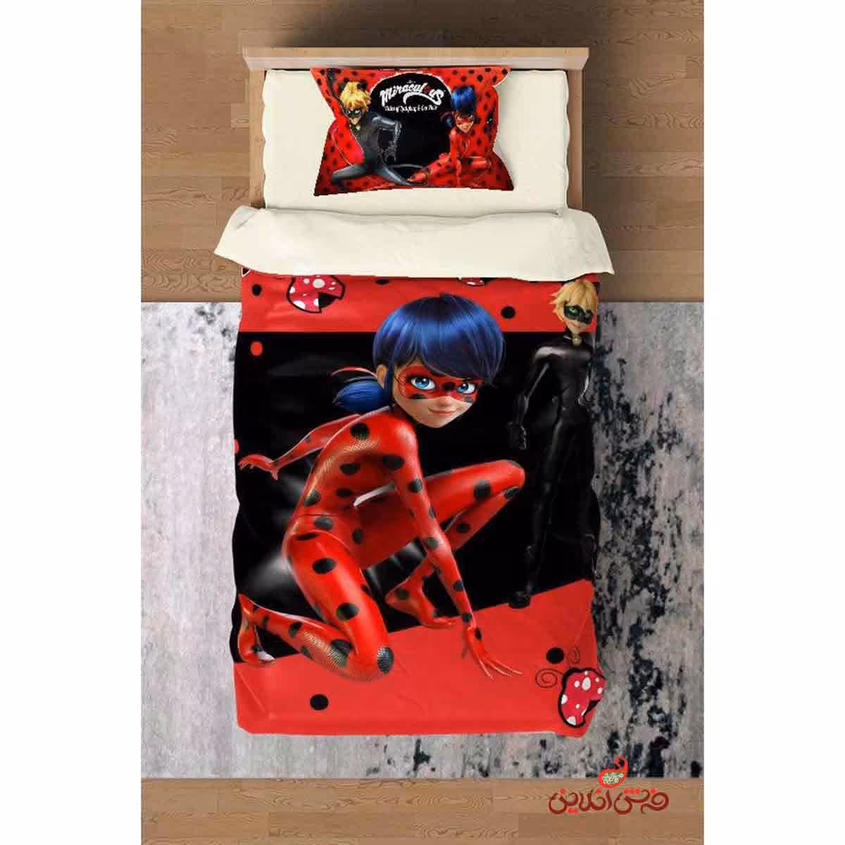 روتختی کودک طرح میراکلس دختر کفشدوزکی کد 2801