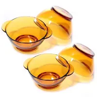 کاسه دسته دار عسلی مارک دورالکس فرانسه بسته ی 6عددی