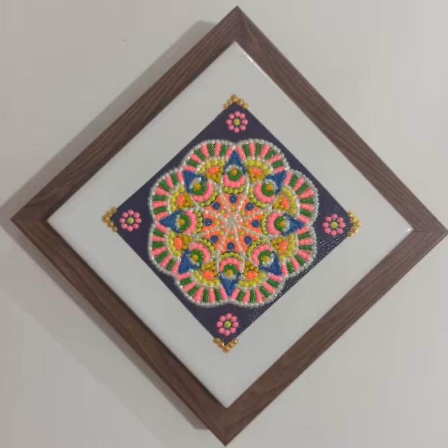 تابلو نقطه کوب طرح فانتزی