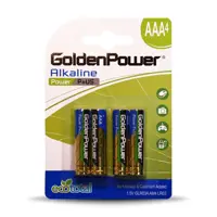 باتری نیم قلمی آلکالاین گلدن پاور مدل Eco Total Power Alkaline بسته 4 عددی