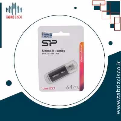 فلش سیلیکون پاور (Silicon Power) مدل Ultima II i-Series ظرفیت 64 گیگابایت