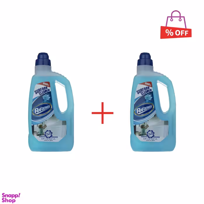 پاک کننده کف و سطوح رافونه (Rafooneh) آبی 1000 میلی لیتر مجموعه 2 عددی