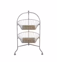 جا سیب زمینی پیاز استیل 2 طبقه پلوتون