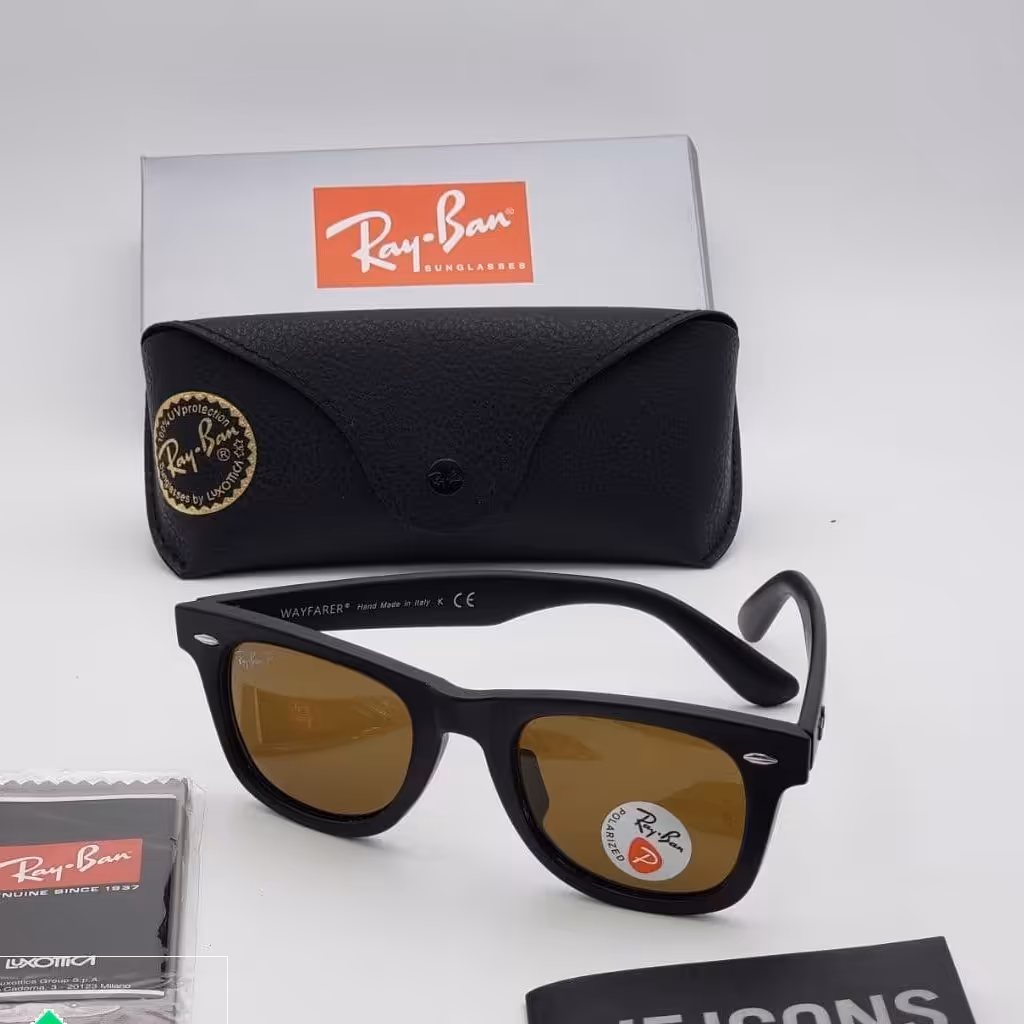 عینک آفتابی اسپرت مارک ریبن ویفری شیشه پلاریزه(رنگ قهوه ای)