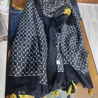 شال نخی طرح حلقه 