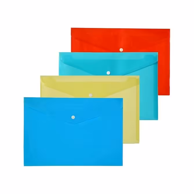 پوشه دکمه دار مارال - سایز A4 - کارتن 400 عددی -مدل ضخیم