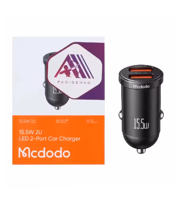 شارژر فندکی مک دودو مدل CC-295 توان 15.5 وات