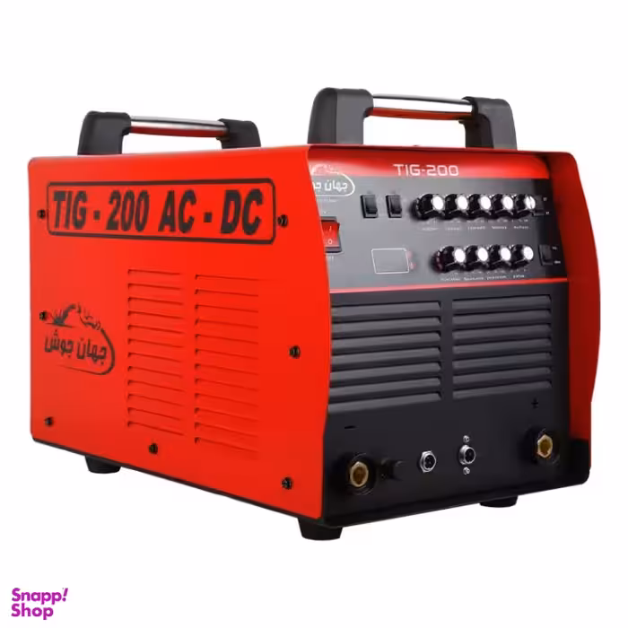 اینورتر جوشکاری آرگون الکترود 200 آمپر تکفاز AC/DC جهان جوش مدل TIG-200