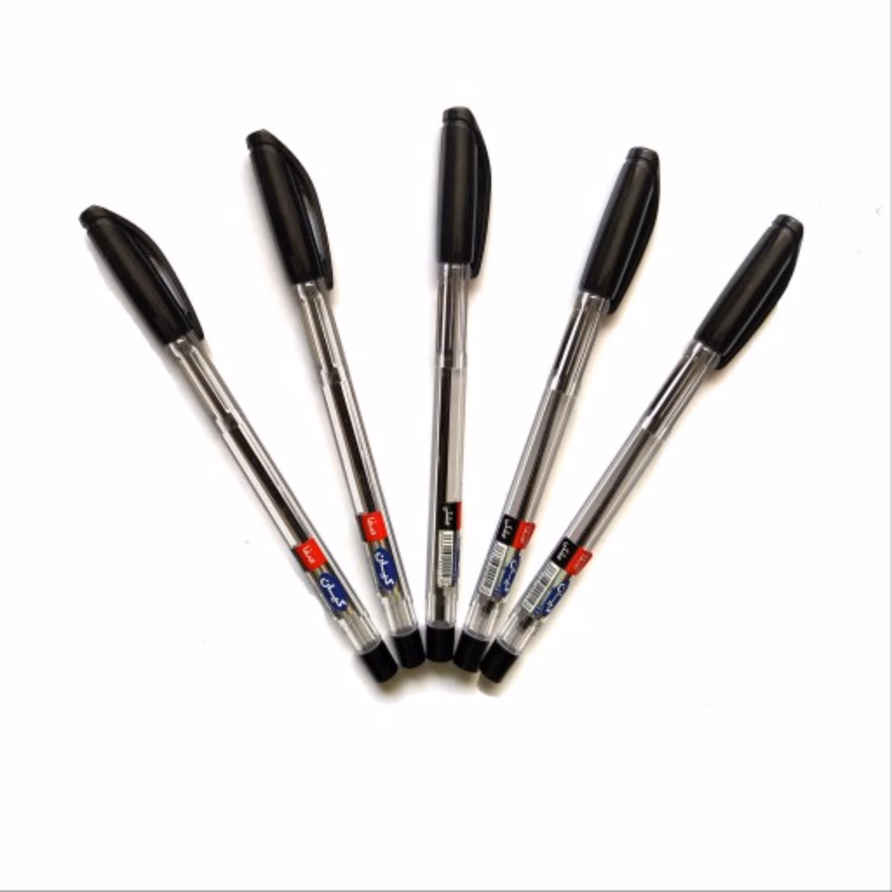 خودکار کیان صفا نوک 07 مشکی‌رنگ بسته 20عددی