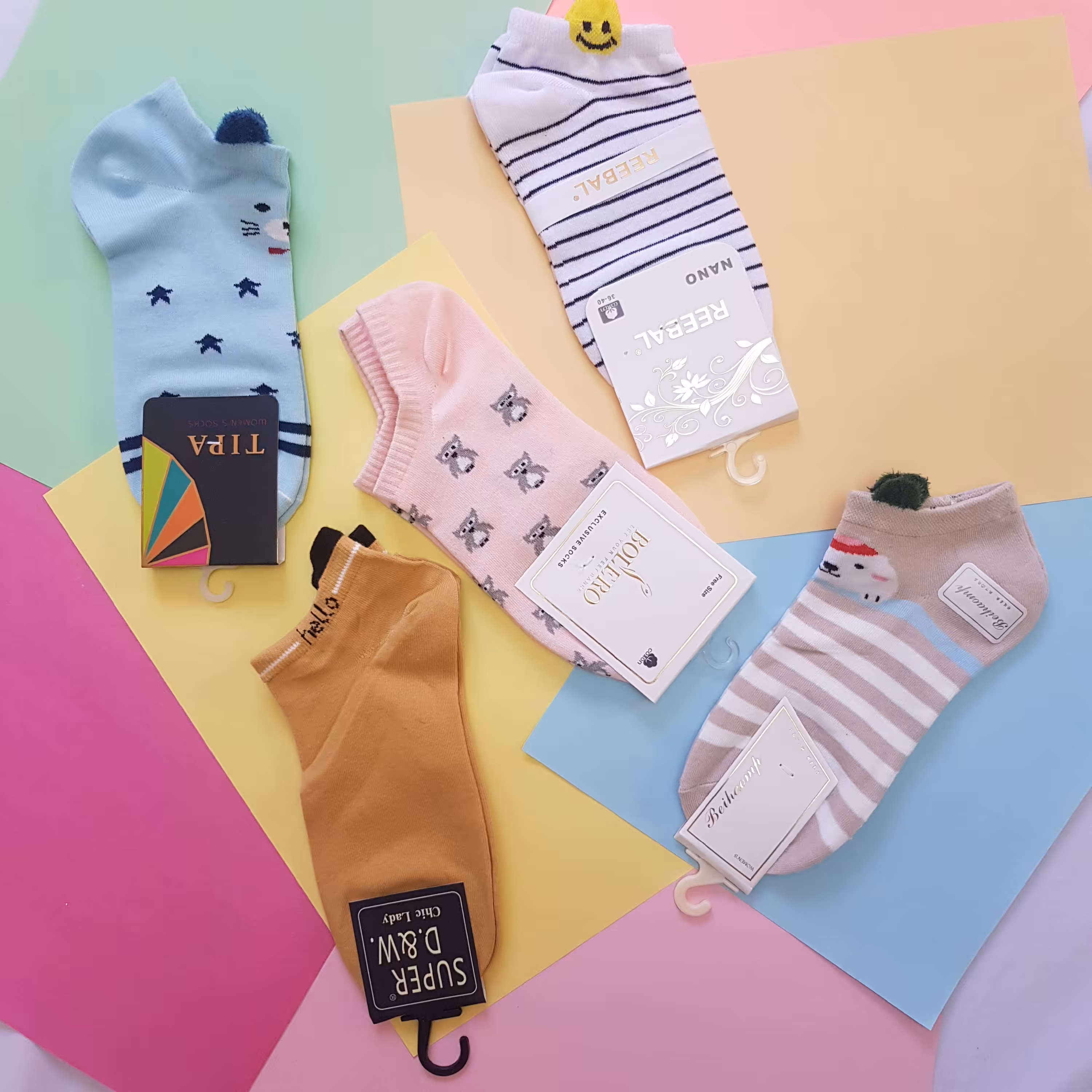 جوراب سوپر نخ به صورت پک