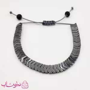دستبند حدید طرح فلش رنگ نوک مدادی