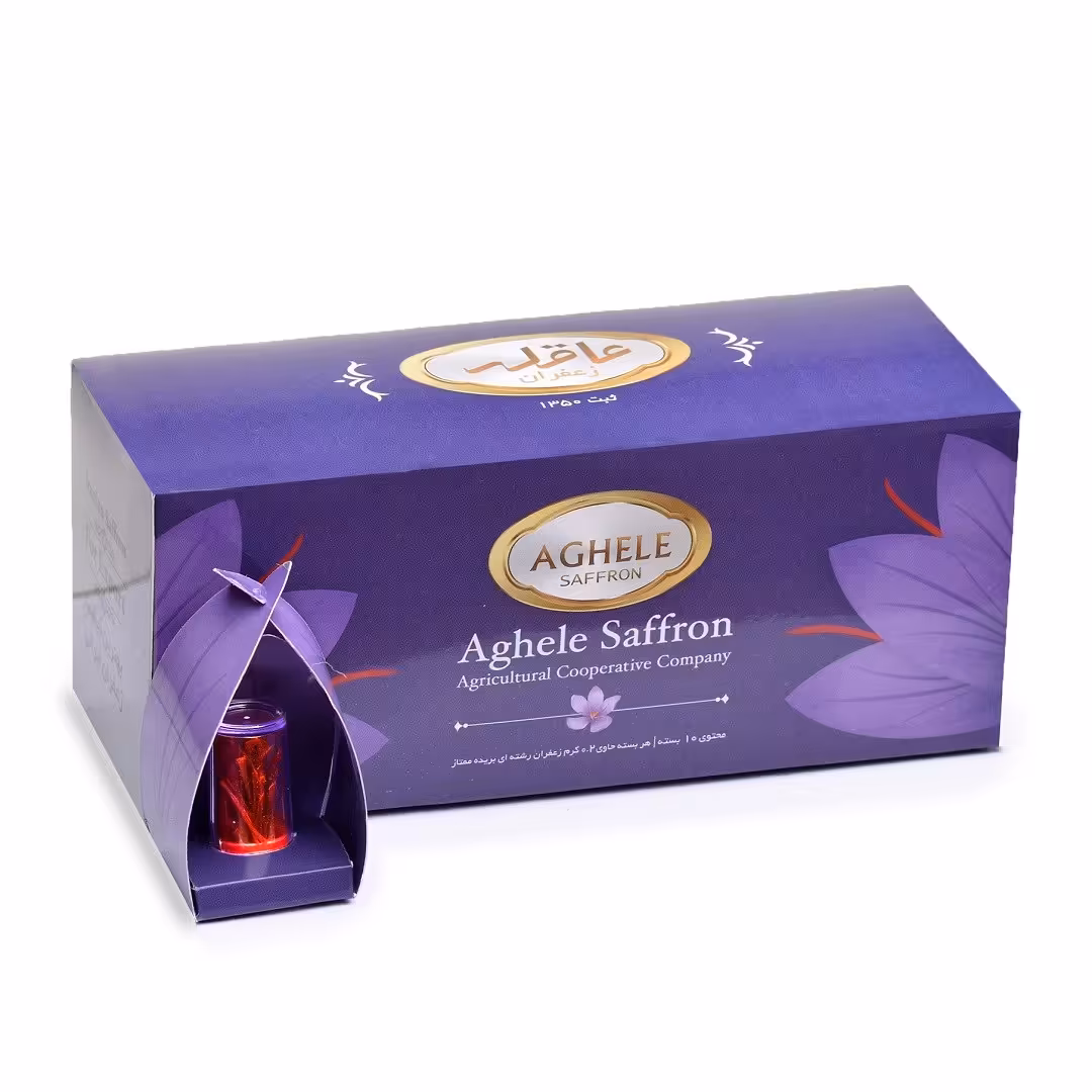 زعفران طرح گلبرگ عاقله 2 گرم