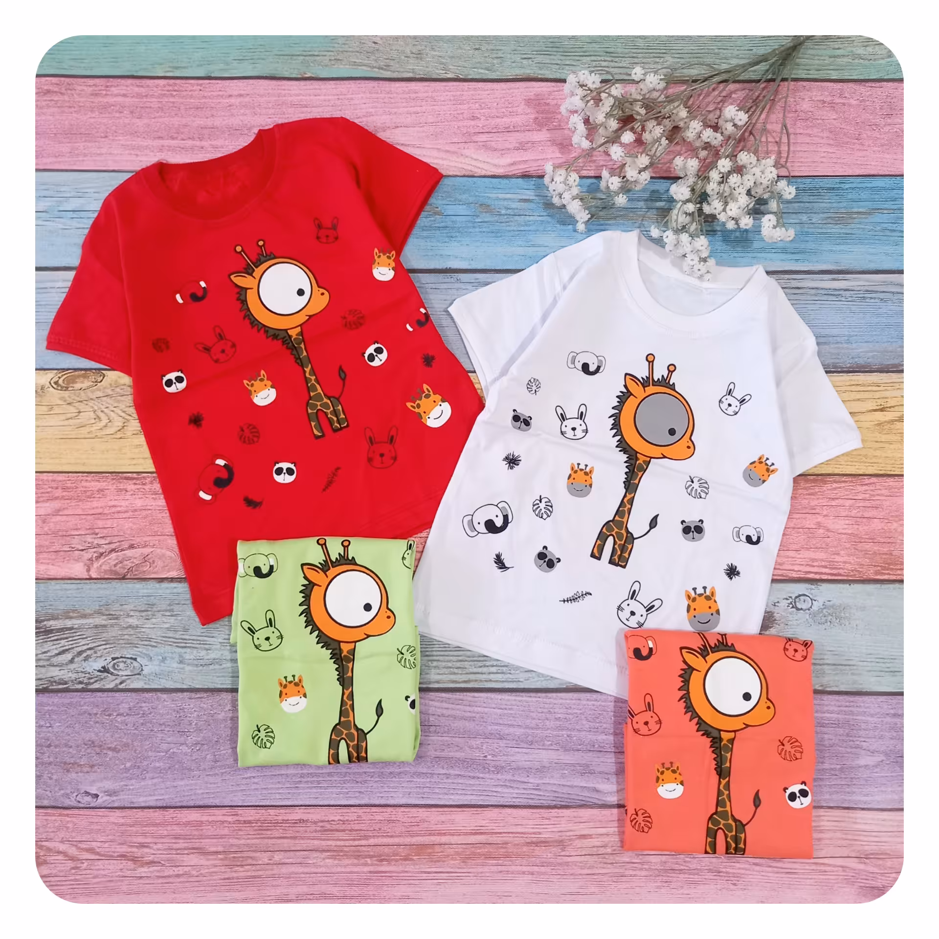 تیشرت تک بچگانه،تیشرت پسرانه،تیشرت دخترانه سایز40 تا 55،تیشرت پنبه یک رو بچه گانه