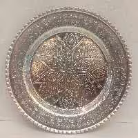 بشقاب پلوخوری و پیش دستی مسی نانو درجه یک جمال عباسی زنجان