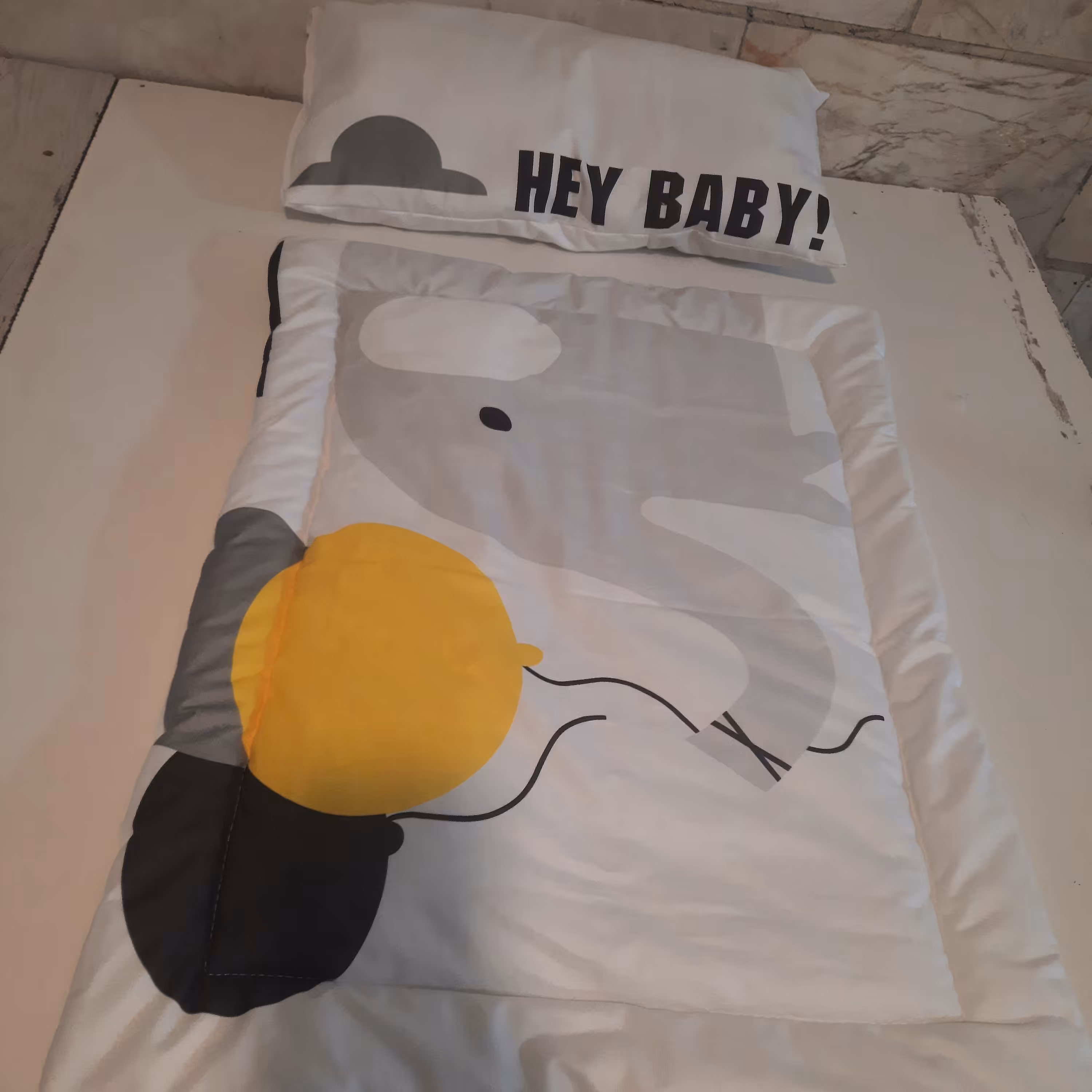 تشک و بالش نوزادی مخمل سفارش ساز 