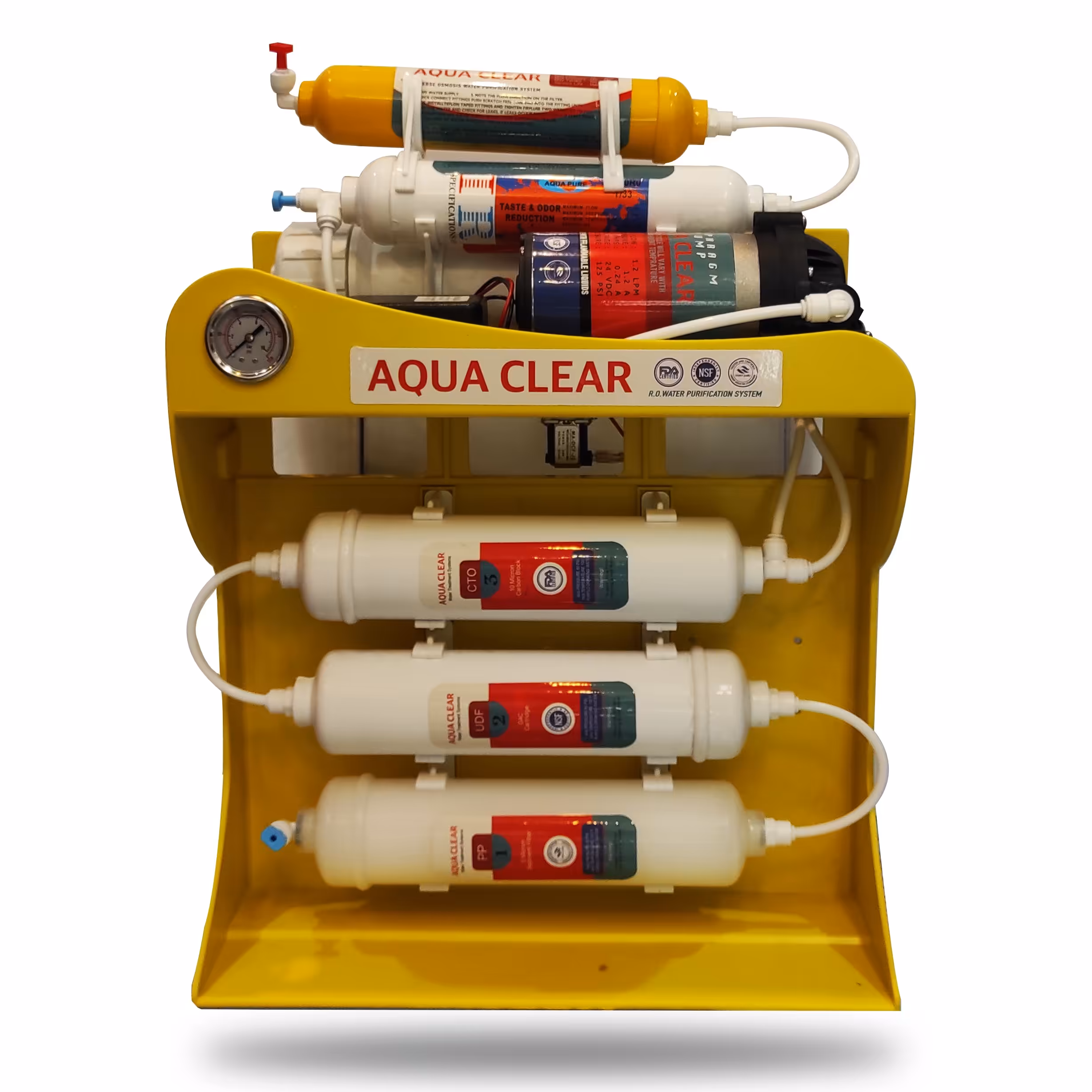 فروش دستگاه تصفیه آب  6 مرحله ای اینلاین aqua clear