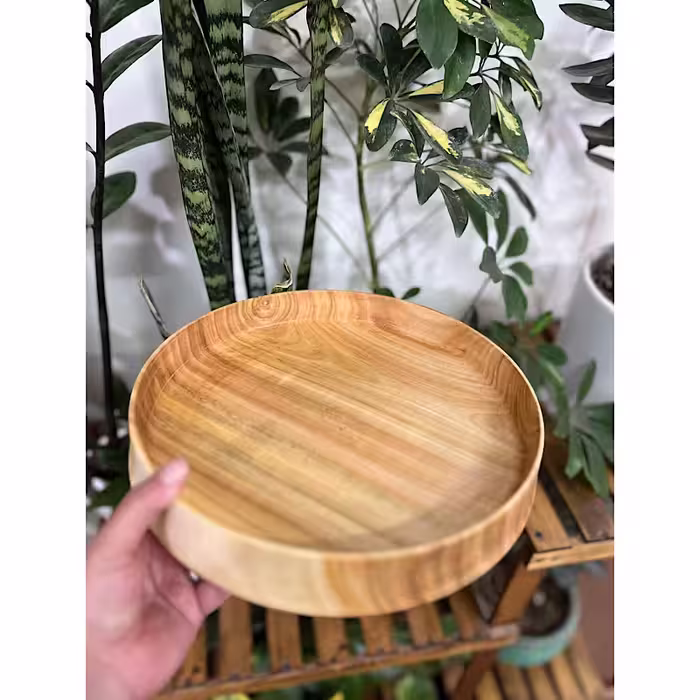 کاسه چوبی قطر 30
