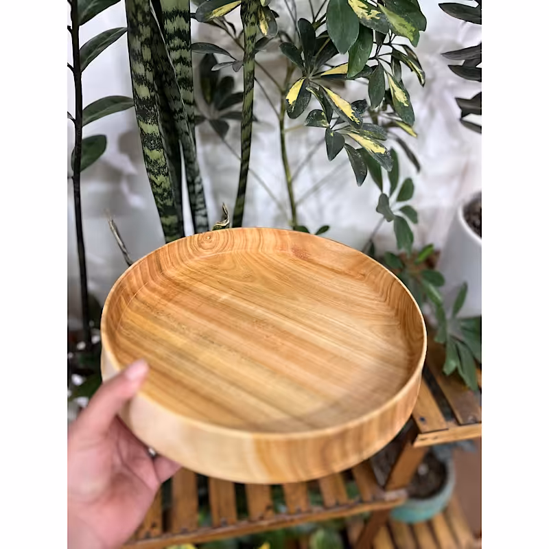 کاسه چوبی قطر 30