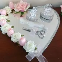 جا حلقه ای و استند حلقه زیبا وقشنگ  برای جسن عروسی