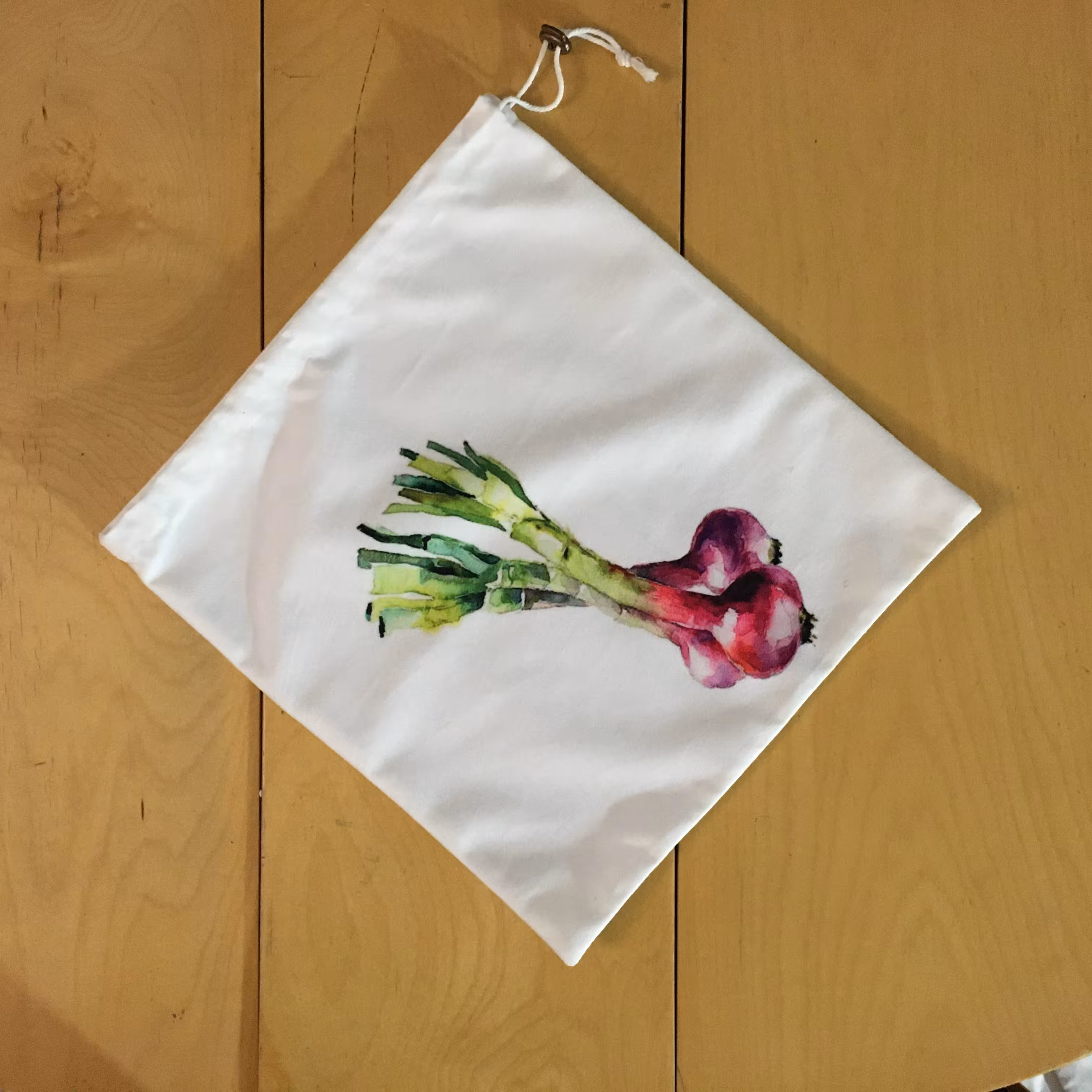 کیسه مخمل سایز 40 در 40مناسب برای تازه نگه داشتن میوه و سبزیجات در یخچال  کد4