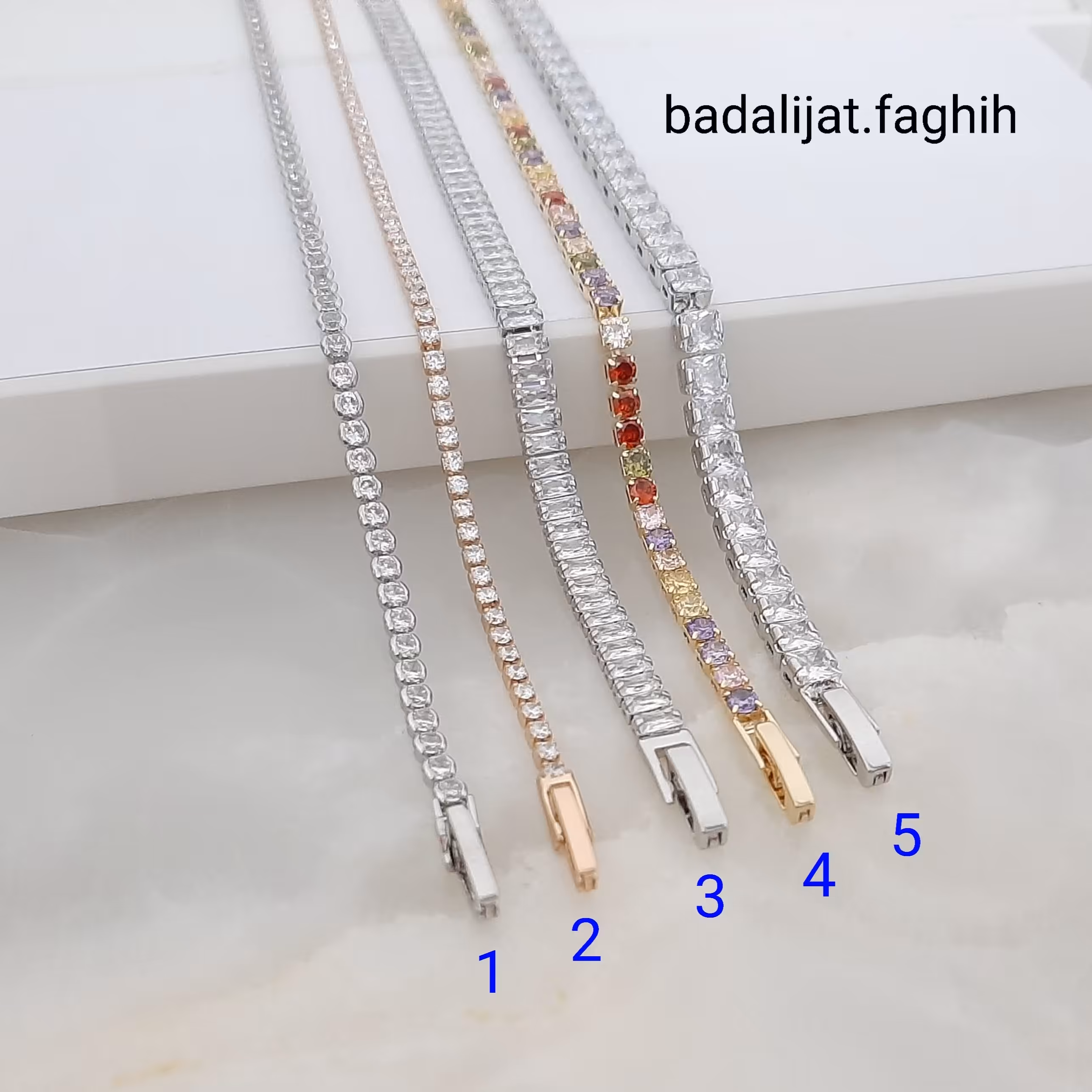 دستبند تنسی در 5 مدل پرطرفدار جنس ترک  بسیار با کیفیت و رنگ ثابت 