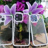 بک کاور مارک Iface شفاف با محافظ لنز شیشه آیفون 12promax
