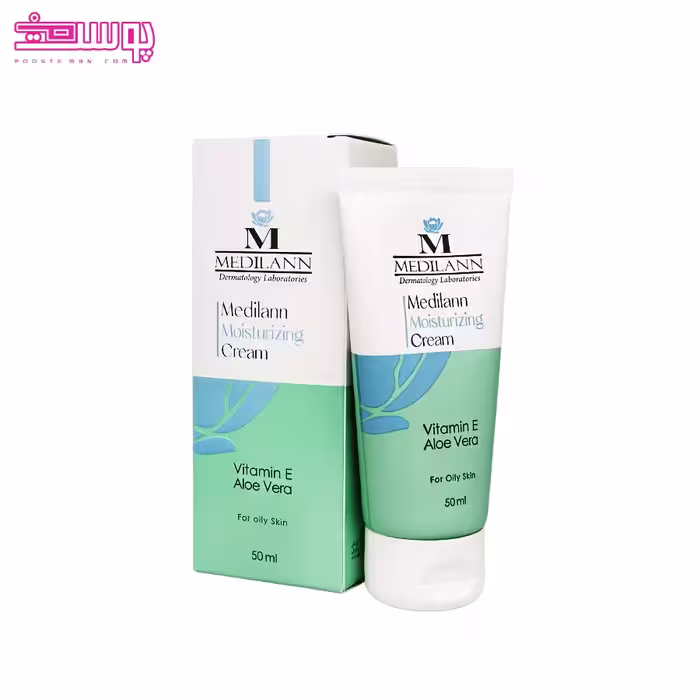 کرم مرطوب کننده پوست چرب مدیلن حجم 50ml