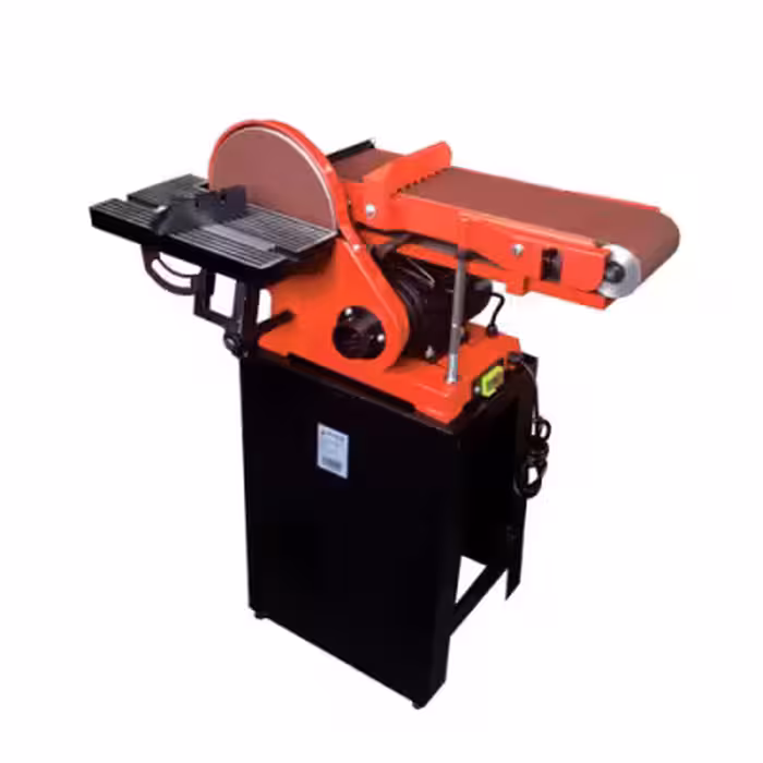 ماشین سنباده نواری 150 میلیمتر و دیسک 230 میلیمتر 550 وات پایه دار محک BDS-230