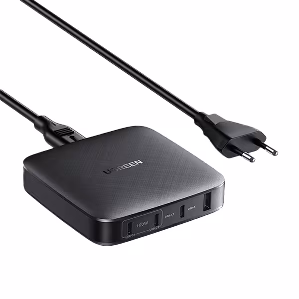 شارژر رومیزی 100 وات با سه پورت USB-C و یک پورت USB-A یوگرین مدل CD226 کد 70870