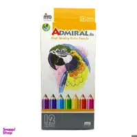 مداد رنگی 12 رنگ آدمیرال (Admiral) مدل MDF