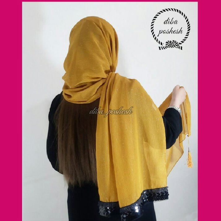 شال لمه حاشیه پولکی