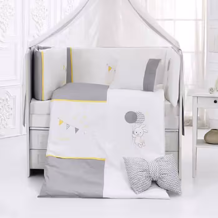 سرویس خواب 9 تکه مامی شاپ MOMISHOP خرگوش و بادکنک 8083