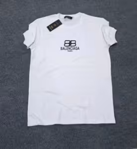 تیشرت یقه گرد BALENCIAGA آستین و یقه کش کد:4