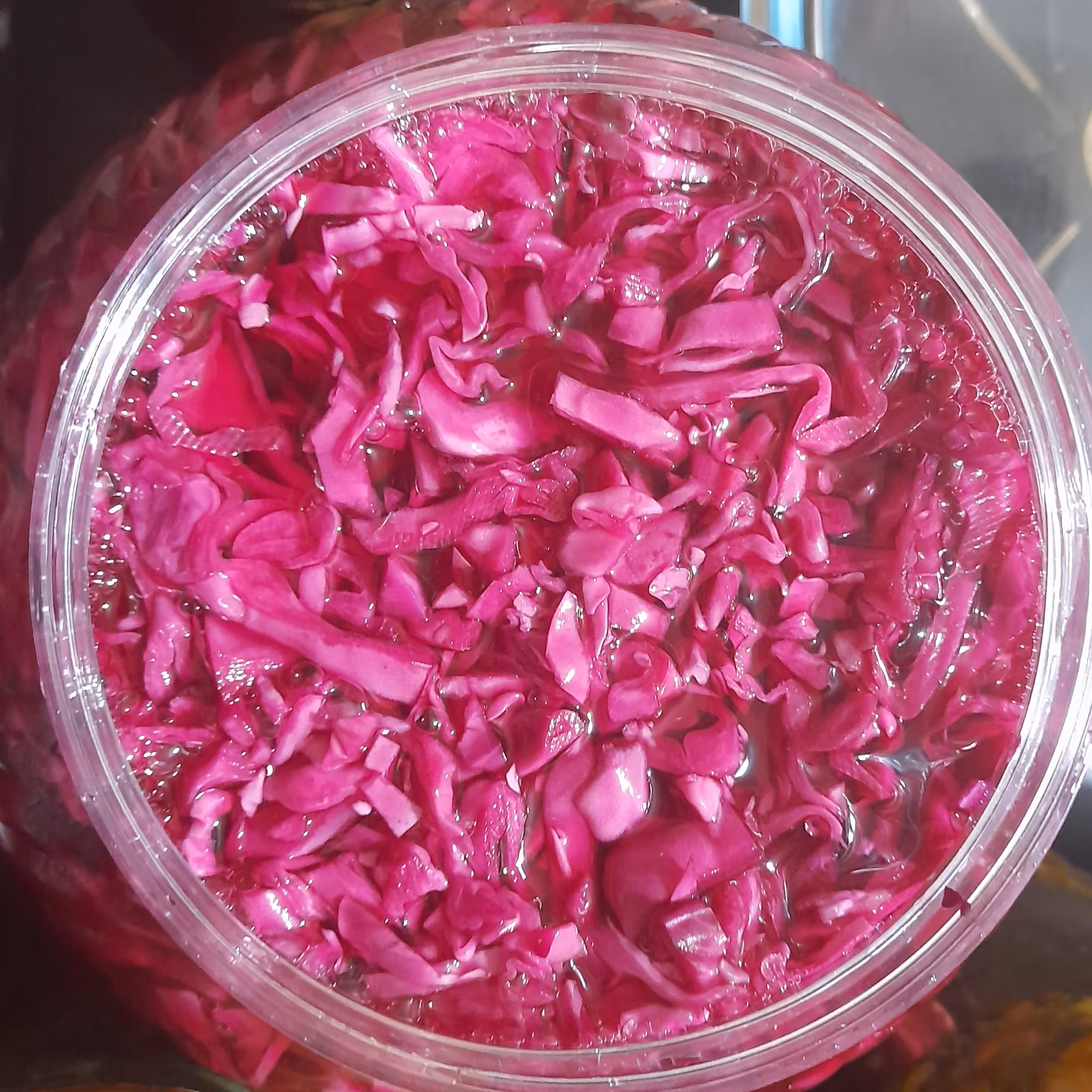 ترشی گل کلم بنفش خانگی تازه وارگانیک با بهترین کیفیت بالای 3کیلو سفارش بدین