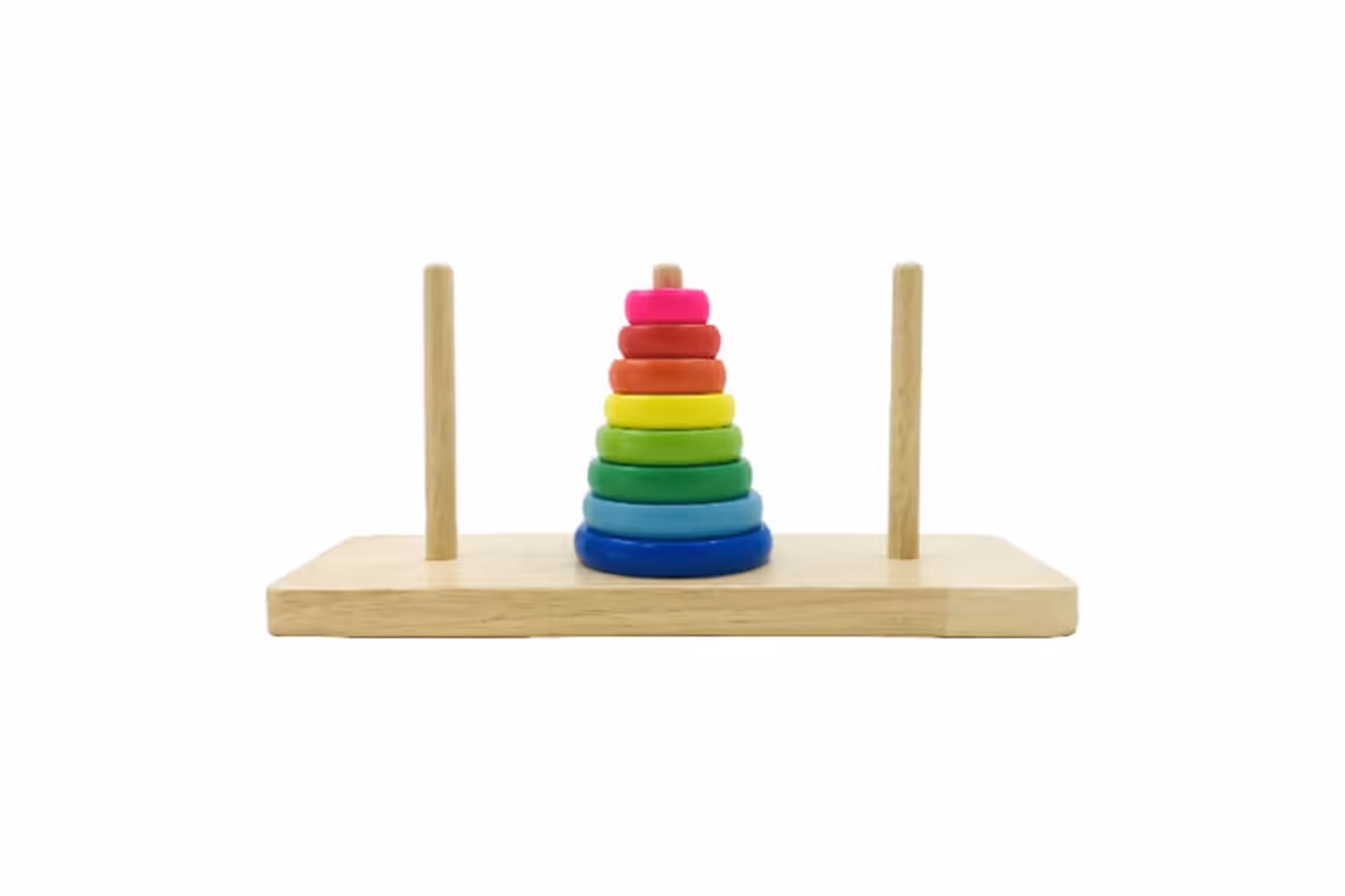 بازی فکری برج هانوی چوبی