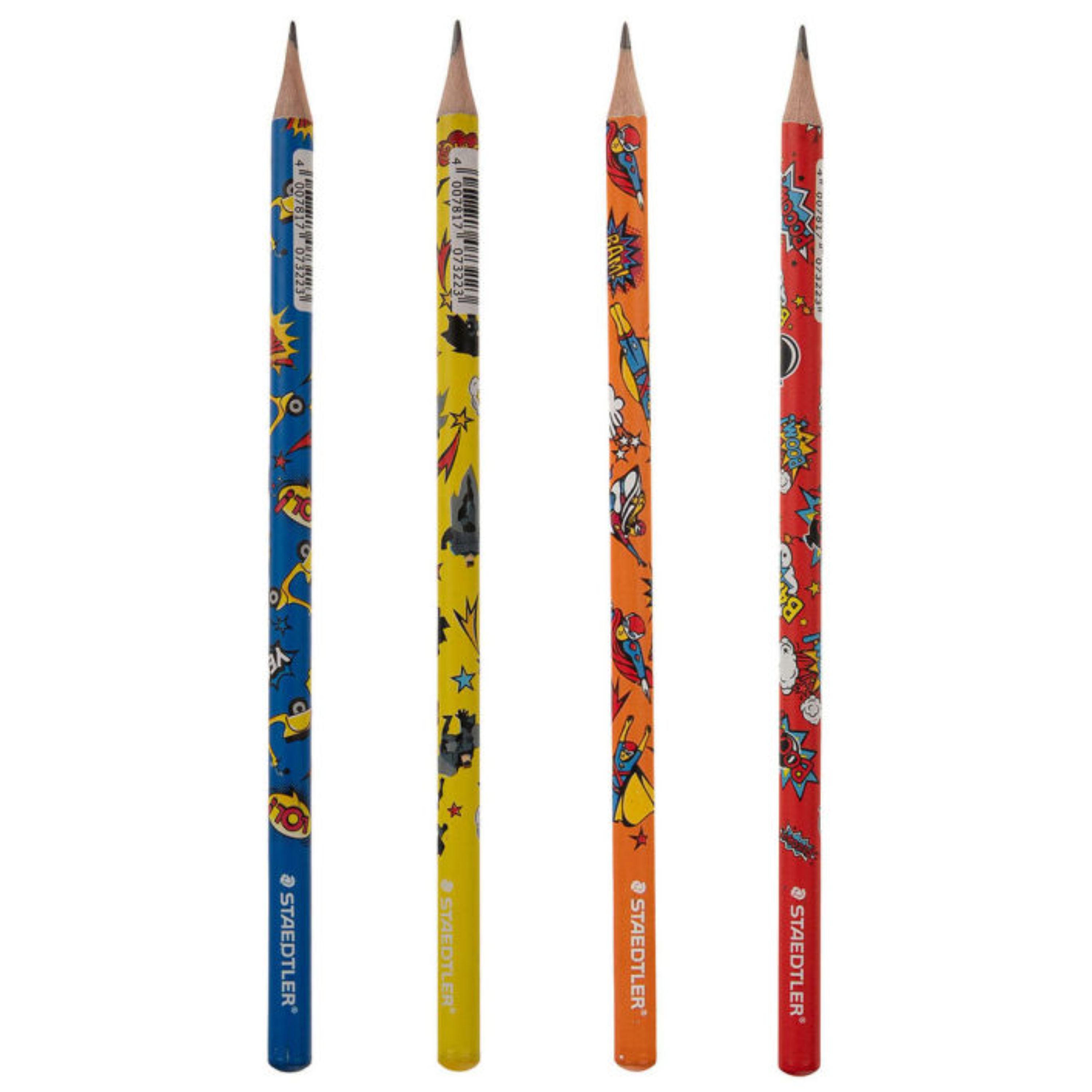مداد مشکی استدلر مدل Motif Comic کد 131HB-CO بسته 4 عددی