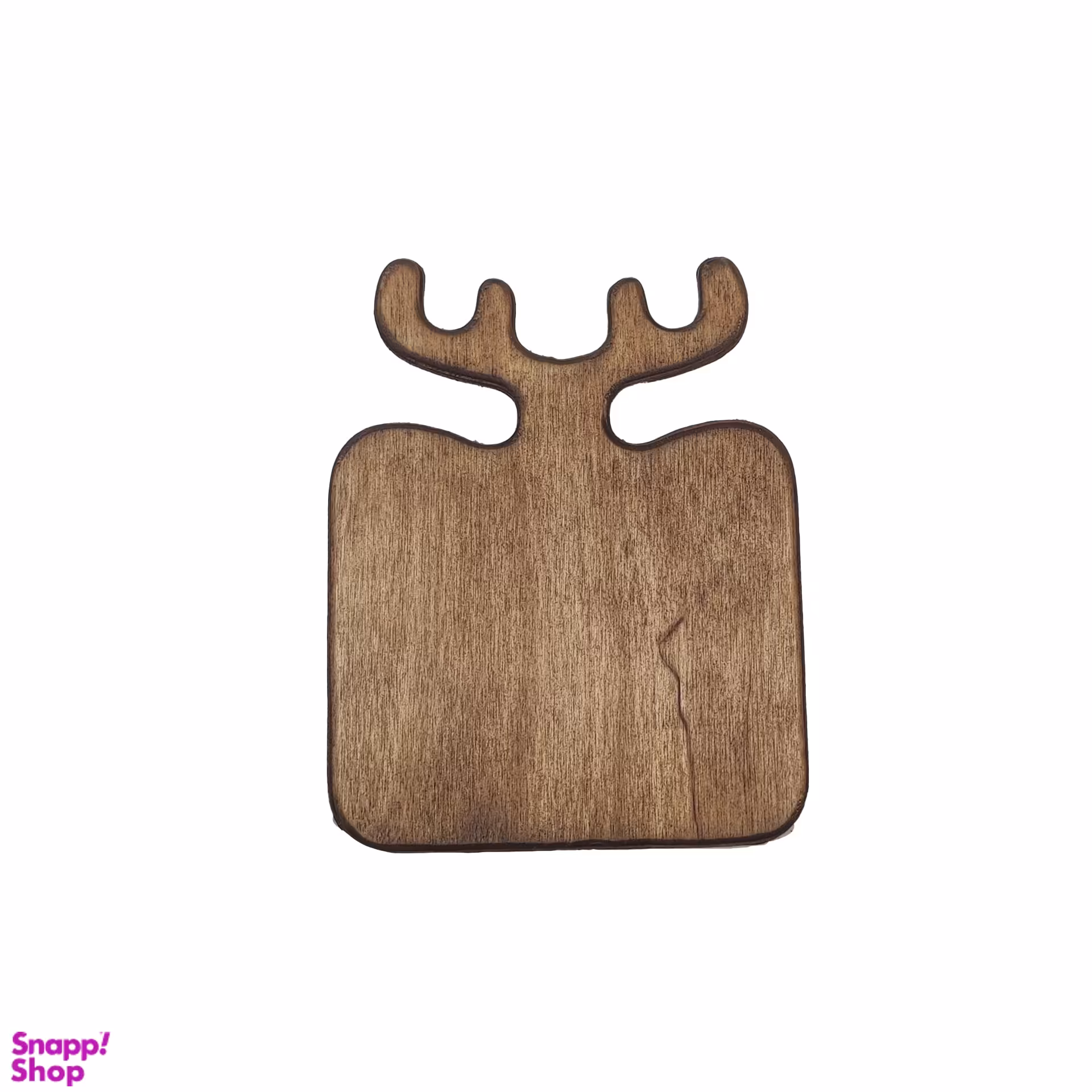 زیر لیوانی مدل چوبی طرح گوزن