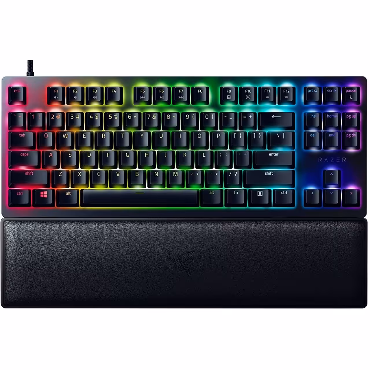 کیبورد مخصوص بازی ریزر مدل (Purple)Razer Huntsman V2 Tenkeyless - Clicky Optical Switch