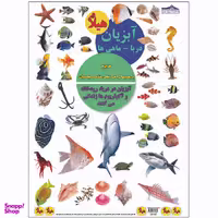 برچسب هیلا مدل آموزش آبزیان بسته پنج عددی
