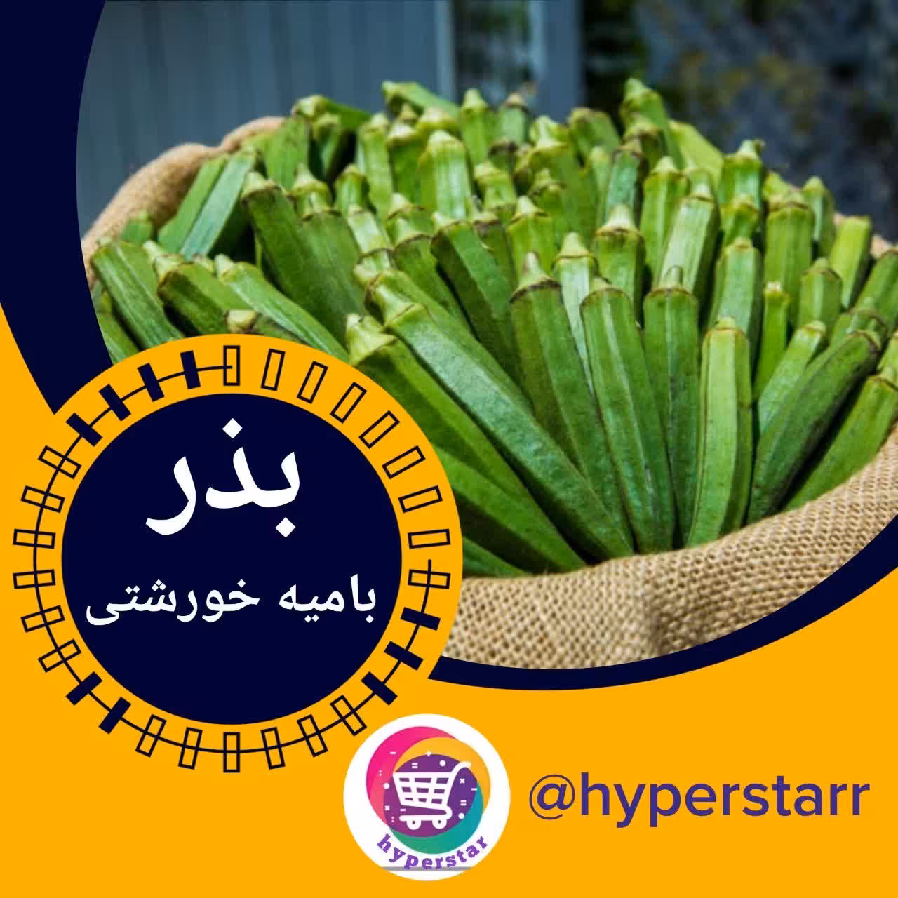 بذر بامیه خورشتی 