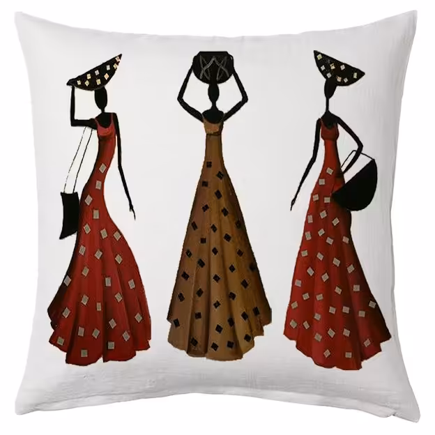 کاور کوسن کراس‌ماه طرح نگرو سایز 40 در 40 کد C2158