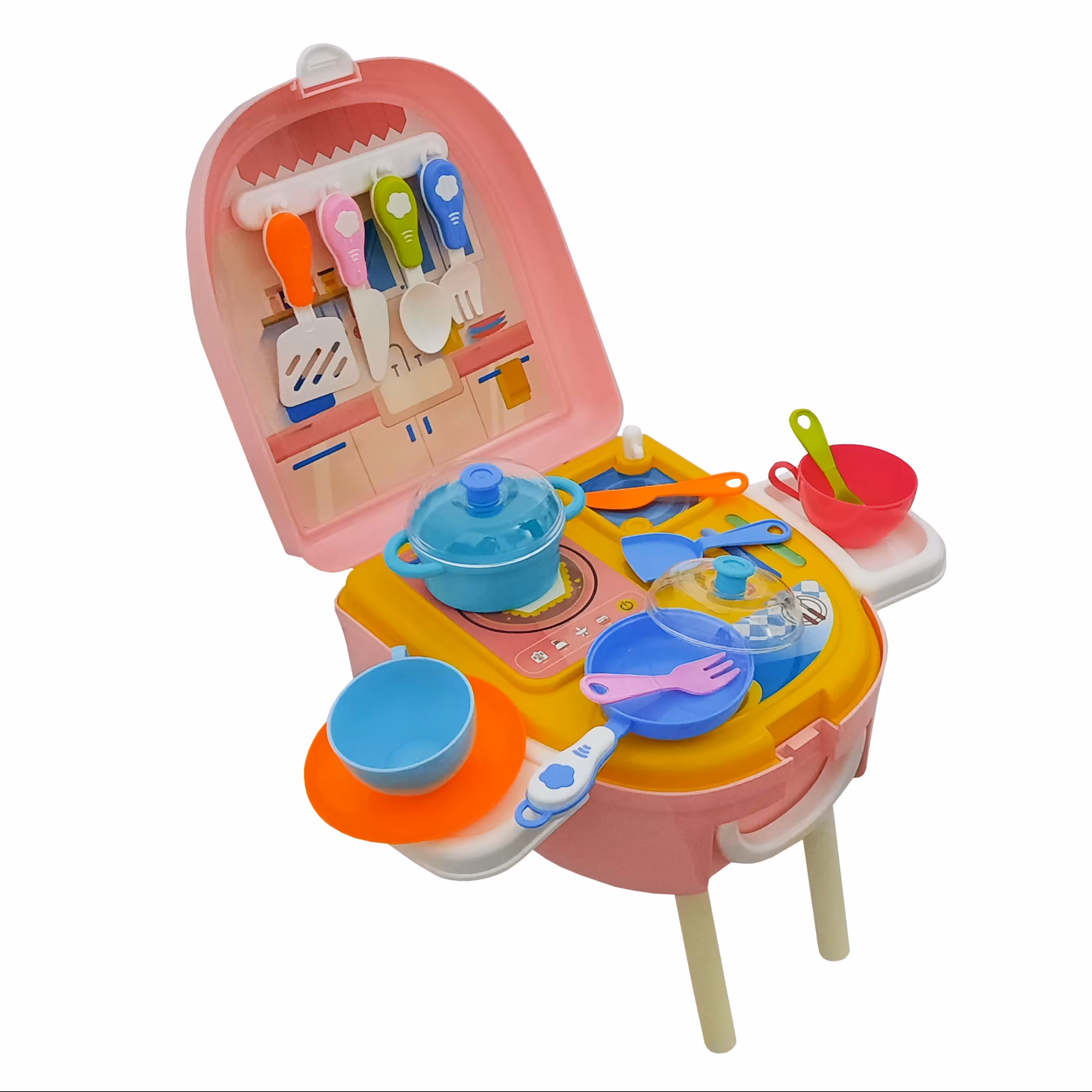ست اسباب بازی آشپزخانه مدل کوله پشتی کد 332