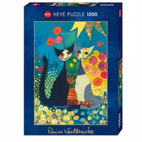 پازل 1000 تکه heye مدل folowerbed طلا کوب

