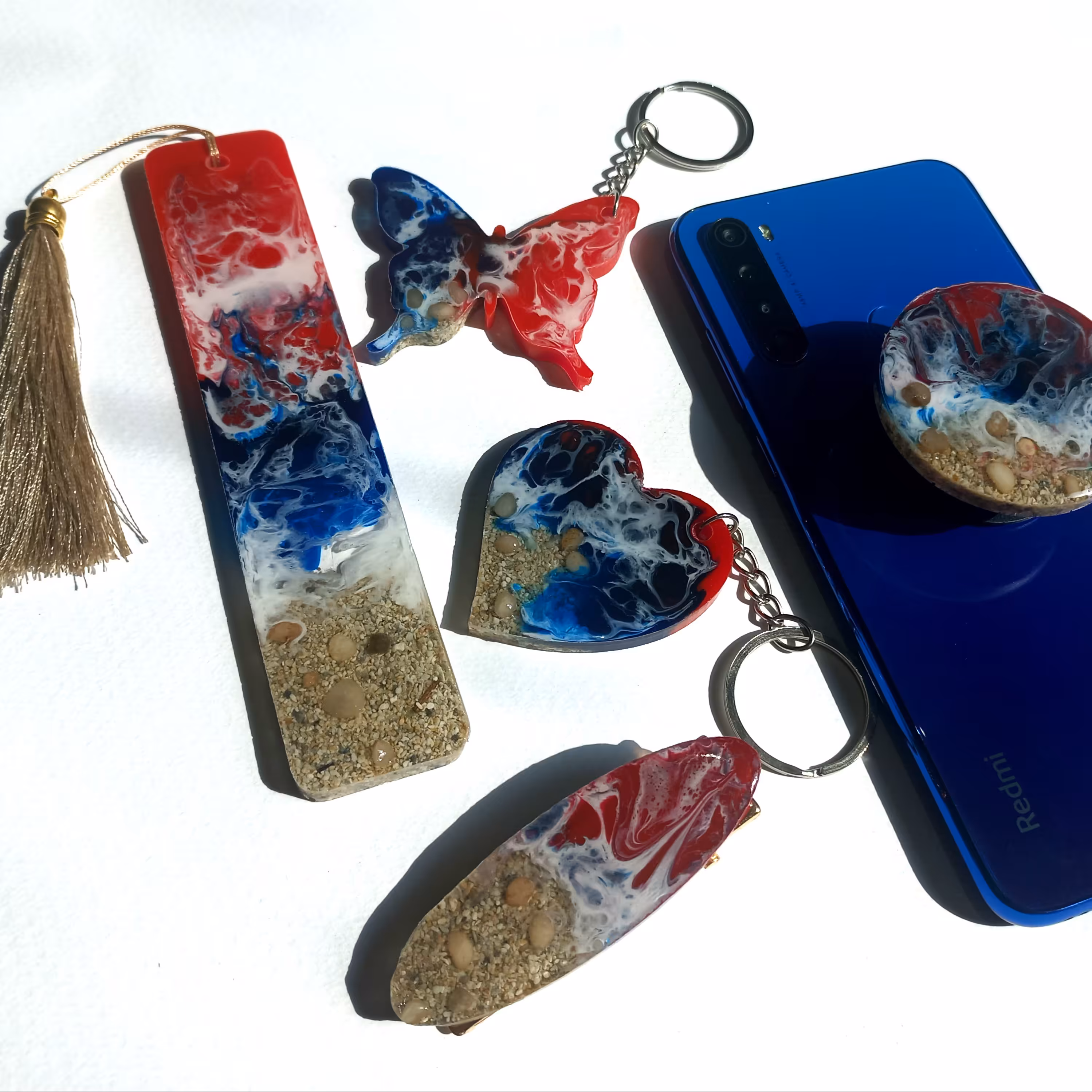 ست هدیه 5 تکه دستساز  رزینی