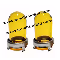 حباب چراغ برای لامپ اچ 7 رنگ  زرد قناری پک دوعددی