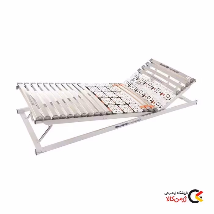 زیر تشک یک نفره چوبی مدل Sunshine 600 با فنر پلاستیکی و ظرفیت 140 کیلو