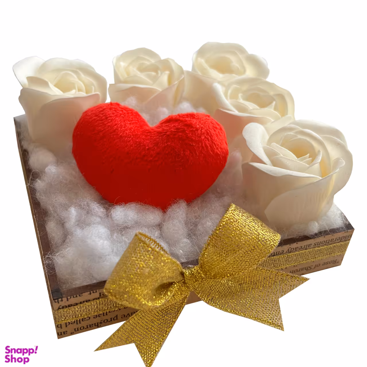 باکس هدیه مدل گل رز و قلب کد sinoma 5