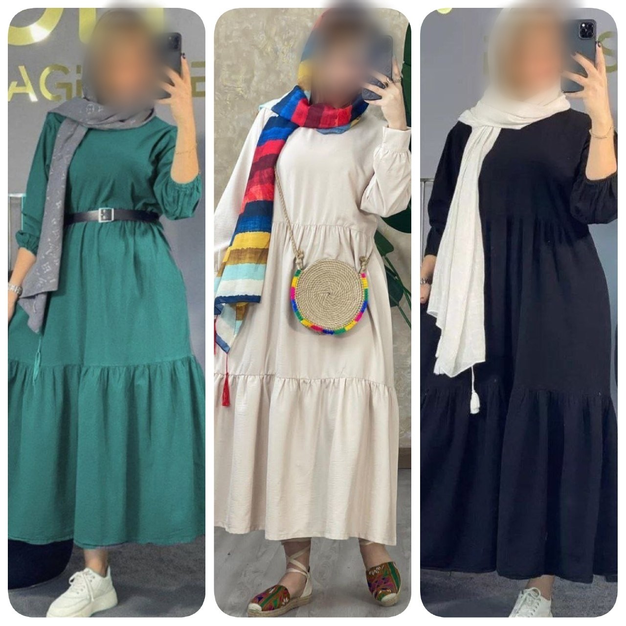 ساحلی بلند مدل چکاوک جنس الیاف طبیعی فری سایز 38تا46