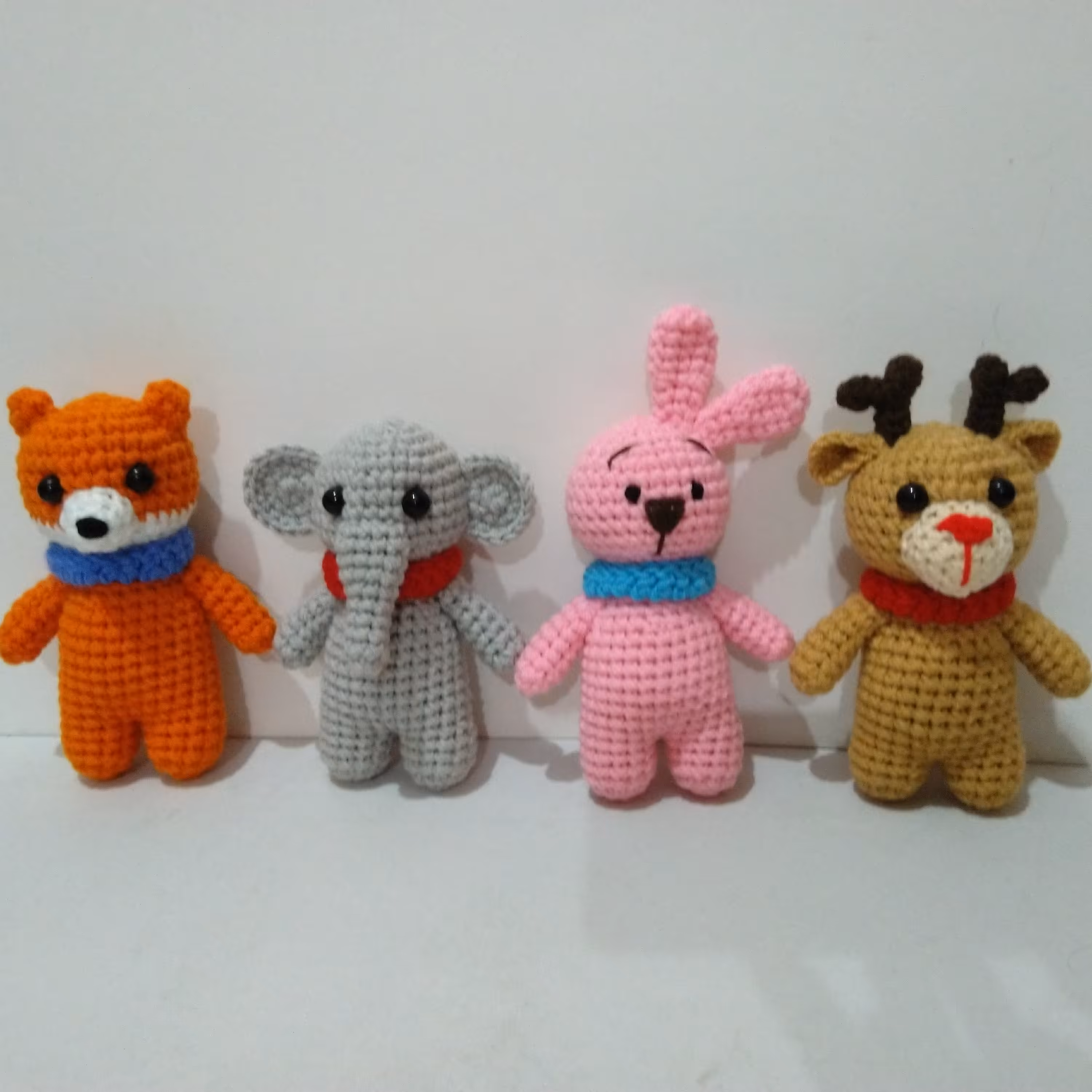 عروسک گوزن خرگوش فیل روباه( یک عدد)